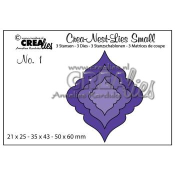 Crealies - Crea-Nest-Lies kleine Stanzschablonen no.1 Weihnachtskugel 