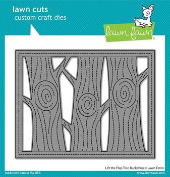 Lawn Fawn Craft Dies - Lift the Flap Tree Backdrop