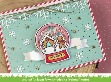 Lawn Fawn Craft Dies - Snowflake Border