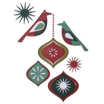 Sizzix Thinlits Craft Die-Set - Ornamental Birds