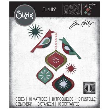 Sizzix Thinlits Craft Die-Set - Ornamental Birds