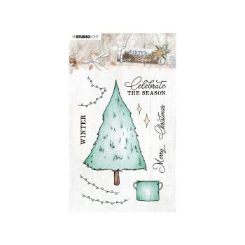 Studio Light - Clear Stamp Weihnachtsbaum / WINTER CHARM Nr 489