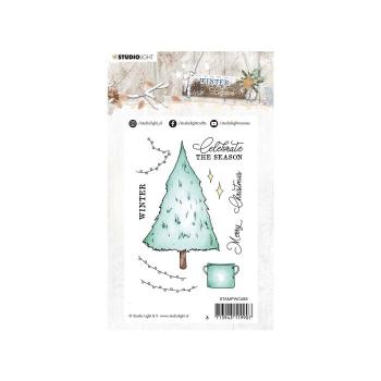 Studio Light - Clear Stamp Weihnachtsbaum / WINTER CHARM Nr 489