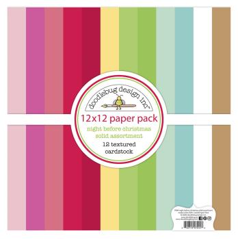 Doodlebug Design Night Before Christmas  12" Paper Pack  - Designpapier 