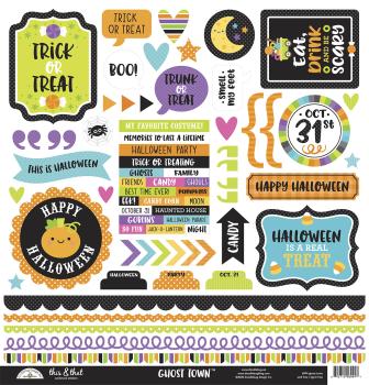 Doodlebug Design Ghost Town This & That Sticker 