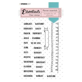 Studio Light - Clear Stamp Essentials Planner nr.513