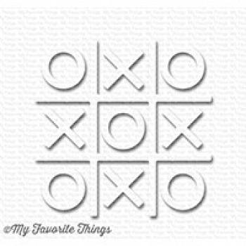 My Favorite Things"Tic Tac Toe - White" Tic-Tac-Toe-Board-Formen