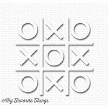 My Favorite Things"Tic Tac Toe - White" Tic-Tac-Toe-Board-Formen