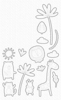 My Favorite Things Die-namics "Sweet Safari" | Stanzschablone | Stanze | Craft Die