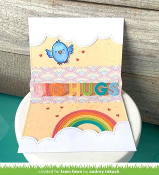 Lawn Fawn Craft Dies - Pop-Up Big Hugs