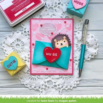 Lawn Fawn Craft Dies - Gift Card Heart Envelope