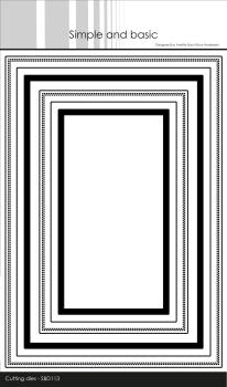 Simple and Basic "Telegramme w/inlay A5" Stanze -  Die