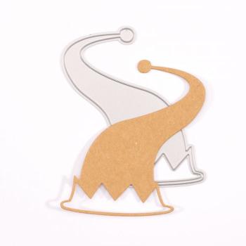 Mundart - Stanzschablone 7,8x6,8cm "Weihnachtsmütze 1" Dies
