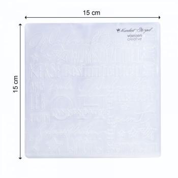 Mundart - Prägefolder "Deutsche Text Weihnachten"