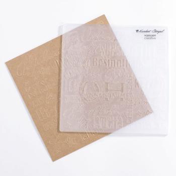 Mundart - Prägefolder "Deutsche Text Weihnachten"