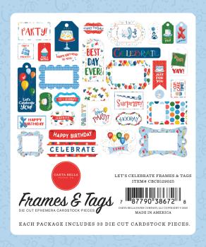 Carta Bella "Let's Celebrate" Frames & Tags