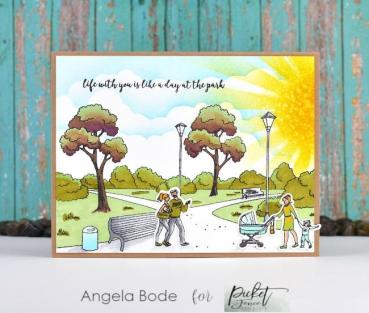 Picket Fence Studios A Walk in the Park 6x6 Inch Metal  Die (BB-137D)