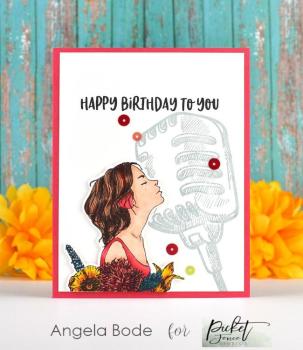 Picket Fence Studios Do Good Recklessly 6x6 Inch Clear Stamps 