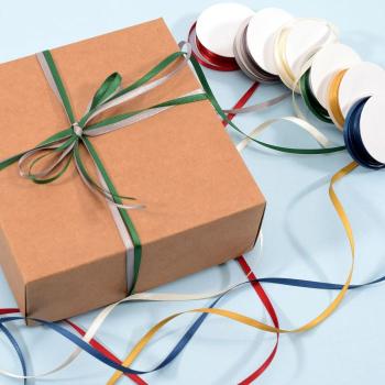 Vaessen Creative - Satinband Set "Weihnachten" 3mm 6 Farben je 2m