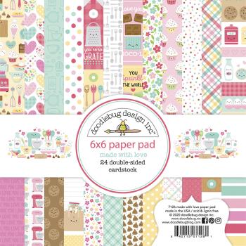 Doodlebug Design Made With Love 6" Paper Pack  - Designpapier 