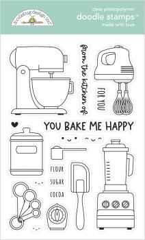 Doodlebug Design "Made With Love" Stamps - Stempel