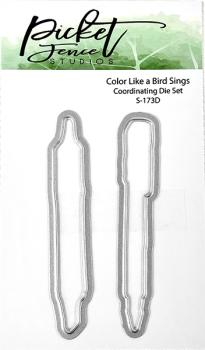 Picket Fence Studios Color Like a Bird Sings 2x3 Inch  Die (S-173D)