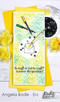 Picket Fence Studios Color Like a Bird Sings 2x3 Inch  Die (S-173D)