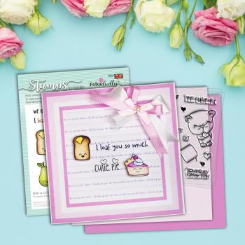 Polkadoodles Stempel "Cutie Pie" Clear Stamp-Set
