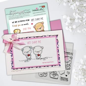 Polkadoodles Stempel "Cutie Pie" Clear Stamp-Set