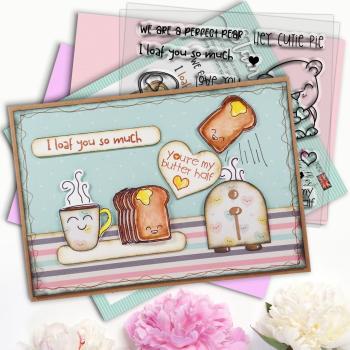 Polkadoodles Stempel "Cutie Pie" Clear Stamp-Set