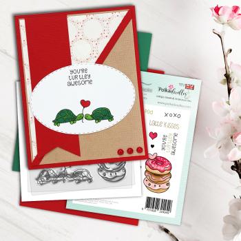 Polkadoodles Stempel "Donuts About You" Clear Stamp