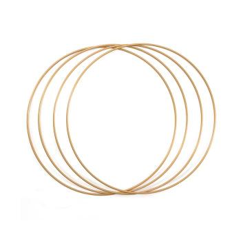 Vaessen Creative -  Metallringe 25cm 3mm Antikes Gold 4 Stück  