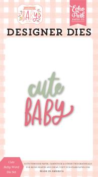 Echo Park "Cute Baby " Die | Craft Die | Stanzschablone | Stanze