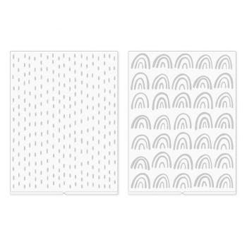 We R Memory Keepers - Amy Tangerine Revolution Embossingfolder (2 Stück)