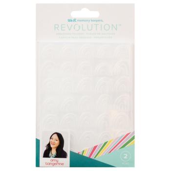 We R Memory Keepers - Amy Tangerine Revolution Embossingfolder (2 Stück)