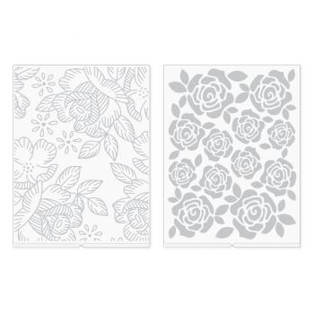 We R Memory Keepers - Florals Revolution Embossingfolder (2 Stück)