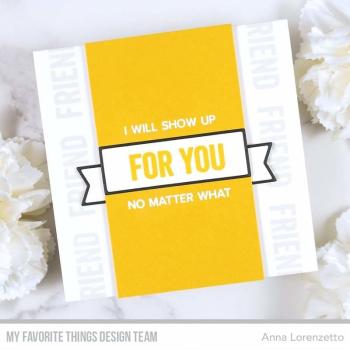 My Favorite Things Stempel "What Friendship Means" Clear Stamp