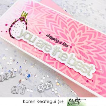 Picket Fence Studios You are the Best Word  Die (PFSD-168)