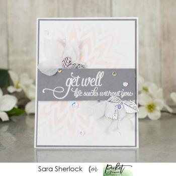 Picket Fence Studios Life Sucks without You 2x3 Inch Clear Stamps 