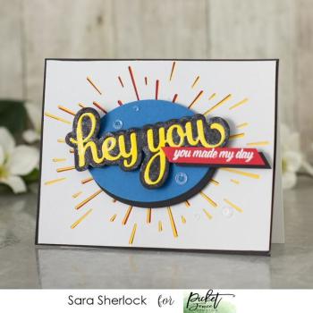 Picket Fence Studios Ways to Express Yourself 4x8 Inch Clear Stamps 