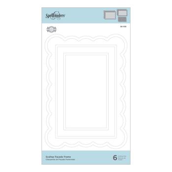 Spellbinders Die "Scallop Facade Frame Etched" Stanzschablone