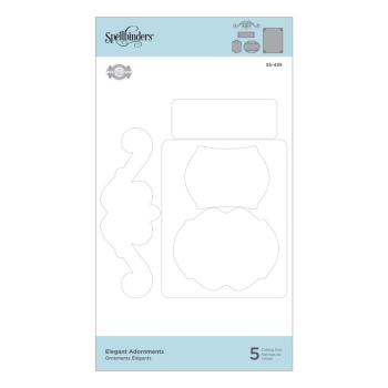 Spellbinders Die "Elegant Adornments Etched" Stanzschablone