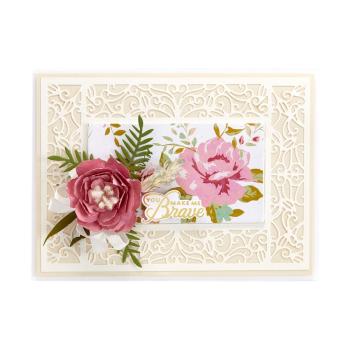 Spellbinders Die "Filigree Facade Frame Etched" Stanzschablone
