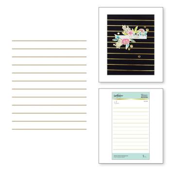 Spellbinders Hotfoil Plate - Skinny Stripe Background Glimmer