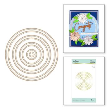 Spellbinders Hotfoil Plate - Essential Duo Lines Circles Glimmer