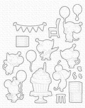 My Favorite Things Die-namics "Mice Day to Celebrate" | Stanzschablone | Stanze | Craft Die