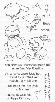 My Favorite Things Stempelset "Fast-Track Friends" Clear Stamp Set