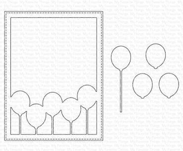 My Favorite Things Die-namics "Balloon Cover-Up" | Stanzschablone | Stanze | Craft Die
