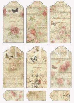 Reprint French Flowers Collection A4 Paper Pack