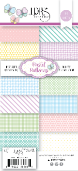 LDRS-Creative  Pastel Patterns 4x9 Inch Paper Pack (LDRS4101) Paper Pack 6x6